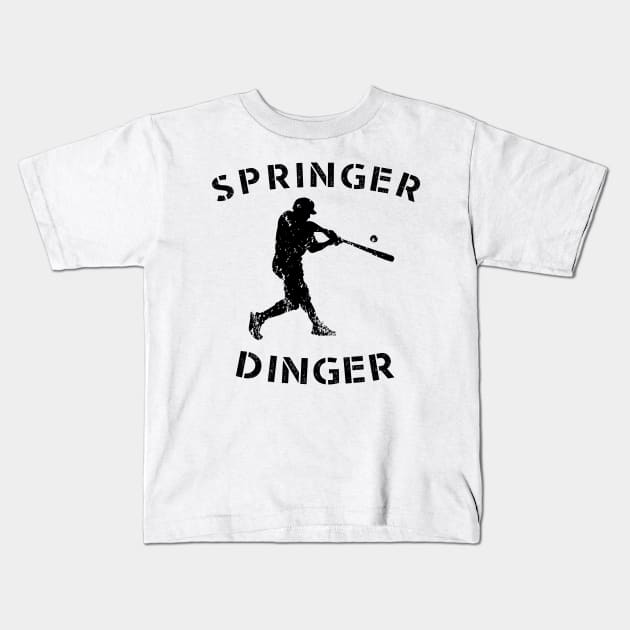 Springer Dinger Champions Kids T-Shirt by CMDesign